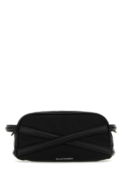 Alexander Mcqueen Wash Bag In Black