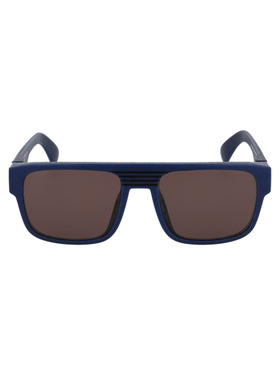 Mykita Ridge Sunglasses In 325 Md25 Navy Blue | Brown Solid