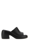 Ferragamo Deva Platform Slide Sandal In Black