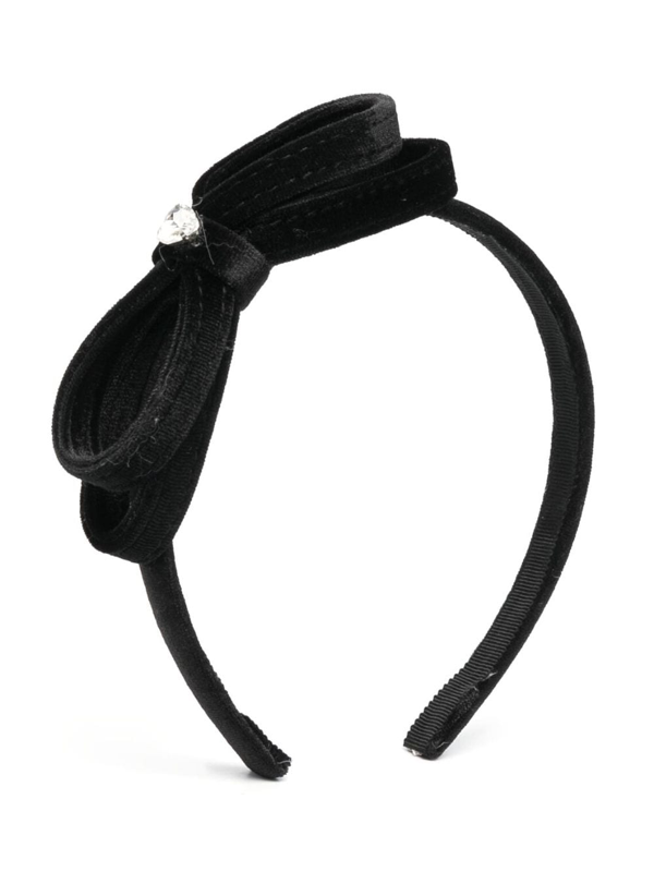 Monnalisa bow-detail headband - White