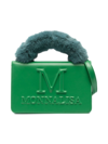 Monnalisa Kids' Embossed-logo Shoulder Bag In Green