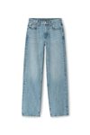 ALEXANDER WANG EZ MID-RISE STRAIGHT-LEG JEAN IN DENIM