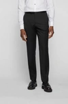 Hugo Boss Boss Genius Tuxedo Pants In Black