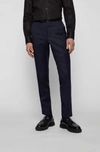 HUGO BOSS TUXEDO TROUSERS IN VIRGIN-WOOL SERGE