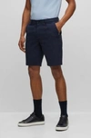 HUGO BOSS SLIM-FIT SHORTS IN A COTTON BLEND