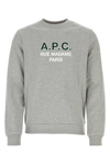 Apc A.p.c. Sweatshirt With Logo In Grey
