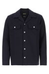Howlin' Howlin Navy Blue Stretch Cotton Magic Work Shirt In Blue