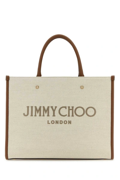 Jimmy Choo Handbags. In Beige O Tan
