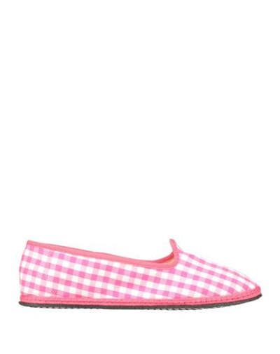 Vibi Venezia Woman Loafers Pink Size 11 Cotton