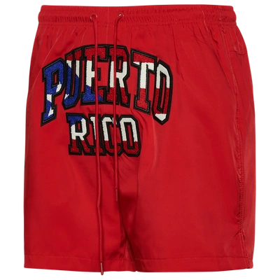 Pro Standard Mens Puerto Rico  Puerto Rico Wordmark Woven Shorts In Blue