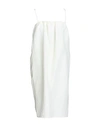 Arket Cotton Poplin Maxi Beach Dress With Spaghetti Straps And Pintuck Details In Yellow