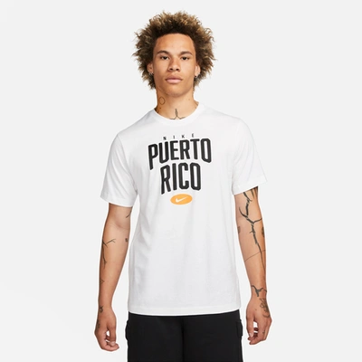 Nike Mens  City T-shirt In White/black