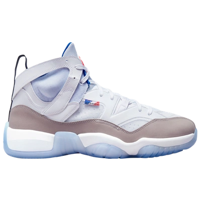 Jordan X Psg Jumpman Two Trey Trainers In White/beige/blue