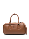 Miu Miu Arcadie Regular Cognac Coloured Top Case Women In Brown