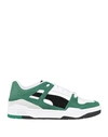 PUMA PUMA SLIPSTREAM ARCHIVE REMASTERED MAN SNEAKERS GREEN SIZE 9 SOFT LEATHER