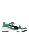 Puma Slipstream Archive Remastered Man Sneakers Green Size 12 Soft Leather In Green