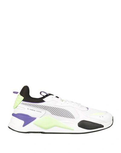 Puma Rs-x Geek Man Sneakers White Size 12 Textile Fibers