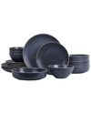 Stone Lain Lauren 32 Pc. Dinnerware Set, Service For 8 In Blue