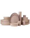 STONE BY MERCER PROJECT STONE LAIN BY MERCER PROJECT KATACHI 32PC STONEWARE DINNERWARE SET