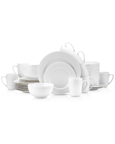 Stone Lain Alexandria 32pc Bone China Dinnerware Set