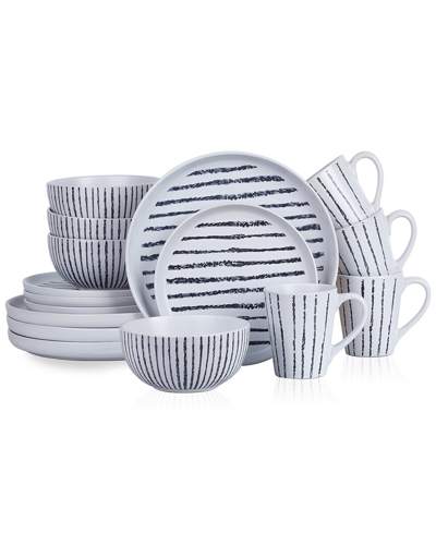 Stone Lain Nova 16pc Stoneware Dinnerware Set