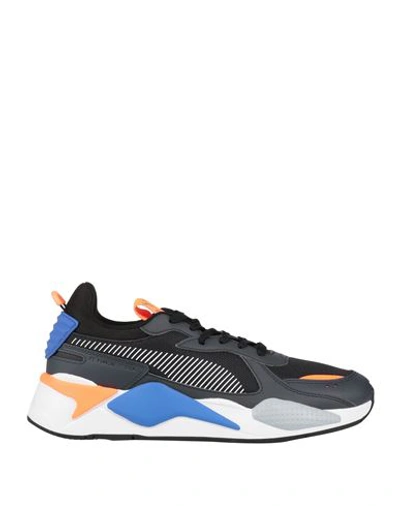Puma Rs-x Geek Man Sneakers Black Size 11.5 Textile Fibers