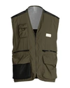 Lc23 Nylon Vest Man Jacket Military Green Size Xl Polyamide In Green