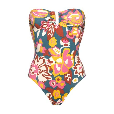 Eres Goyave One-piece Swimsuit In Imprime_flower_power