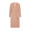 Max Mara Madame Double-breasted Belted Wool And Cashmere-blend Coat In Rosa