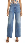 Ulla Johnson Olympia High-rise Wide-leg Jeans In Danube Medium Indigo Wash