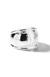Ippolita Classico Hammered Sterling Silver Dome Ring