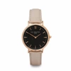 ELIE BEAUMONT Oxford Large Stone Nappa Leather Black Dial