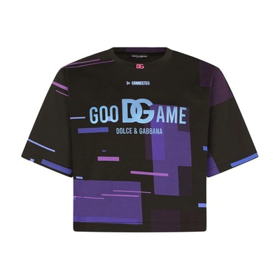 Dolce & Gabbana Cotton T-shirt In Goodgame_f_multicol