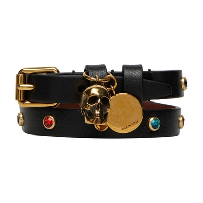 Alexander Mcqueen Bracelet In Black