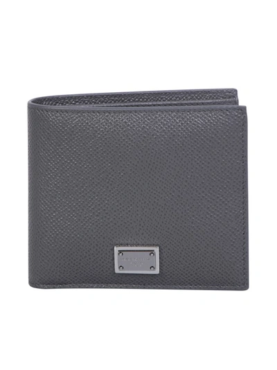 Dolce & Gabbana Grey Bi-fold Wallet