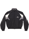 Balenciaga 3b Sports Icon Track Jacket In Black