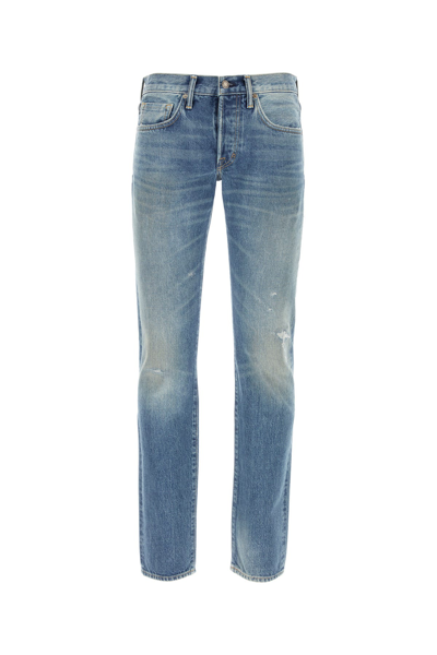 Tom Ford Jeans-30 Nd  Male In Light Blue