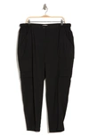 Max Studio Soft Twill Pants In Black