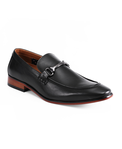 Tommy Hilfiger Men's Senner Slip On Dress Penny Loafers In Black