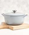 THE CELLAR ENAMELED CAST IRON 4-QT. ROUND DUTCH OVEN, CREATED FOR MACY'S