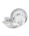 Oneida Sketchbook 12 Pc. Dinnerware Set, Service For 4 In White