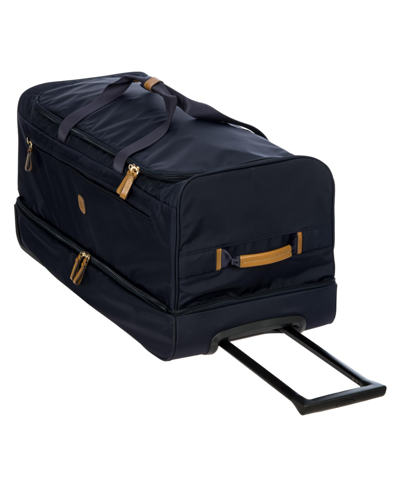 Bric's Milano X-bag 30" Rolling Shoe Duffle In Ocean Blue