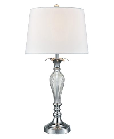 Dale Tiffany Charlotte Lead Crystal Table Lamp In Clear