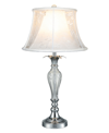 DALE TIFFANY CHARLOTTE LEAD CRYSTAL TABLE LAMP