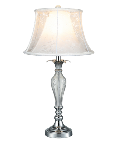 Dale Tiffany Charlotte Lead Crystal Table Lamp In Clear