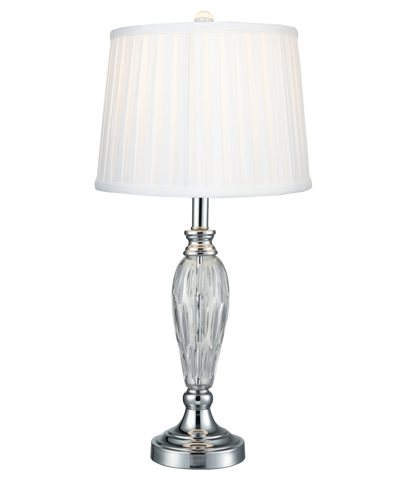 Dale Tiffany Vella Lead Crystal Table Lamp In Clear