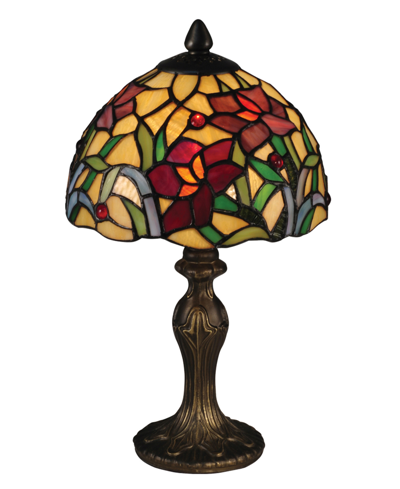 Dale Tiffany Teller Accent Table Lamp In Multi