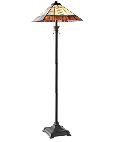 Dale Tiffany Novella Floor Lamp In Beige