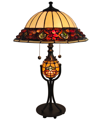 DALE TIFFANY CHIARA TABLE LAMP WITH NIGHT LIGHT