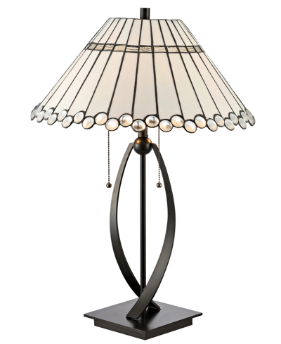 Dale Tiffany Cordelia Table Lamp In Gray